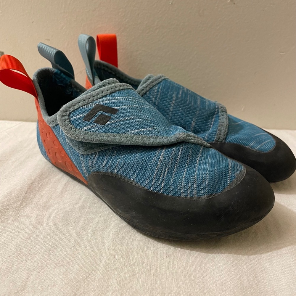 Kids Blue and Orange Climbing Shoes